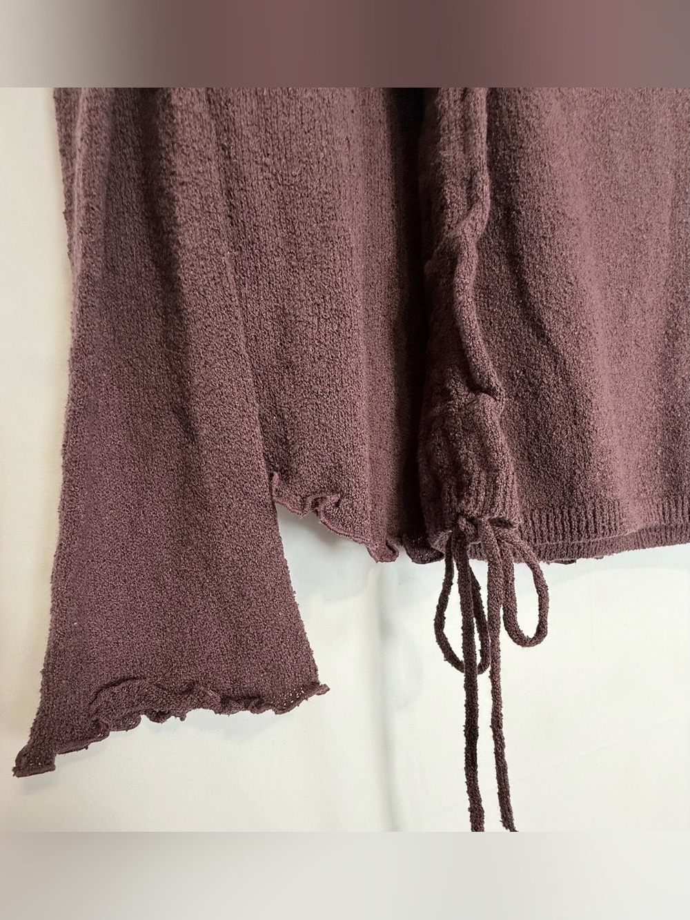 Free People Beach Adjustable Ruched Mini Skirt in Lavender Gray - Picture 8 of 16